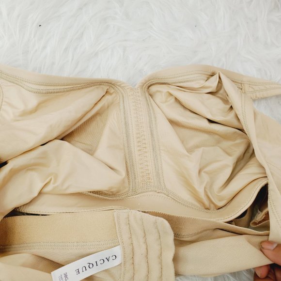 Cacique Women's Beige Cotton Lightly Lined Full Coverage No Wire T-Shirt Bra 38G - Picture 7 of 8